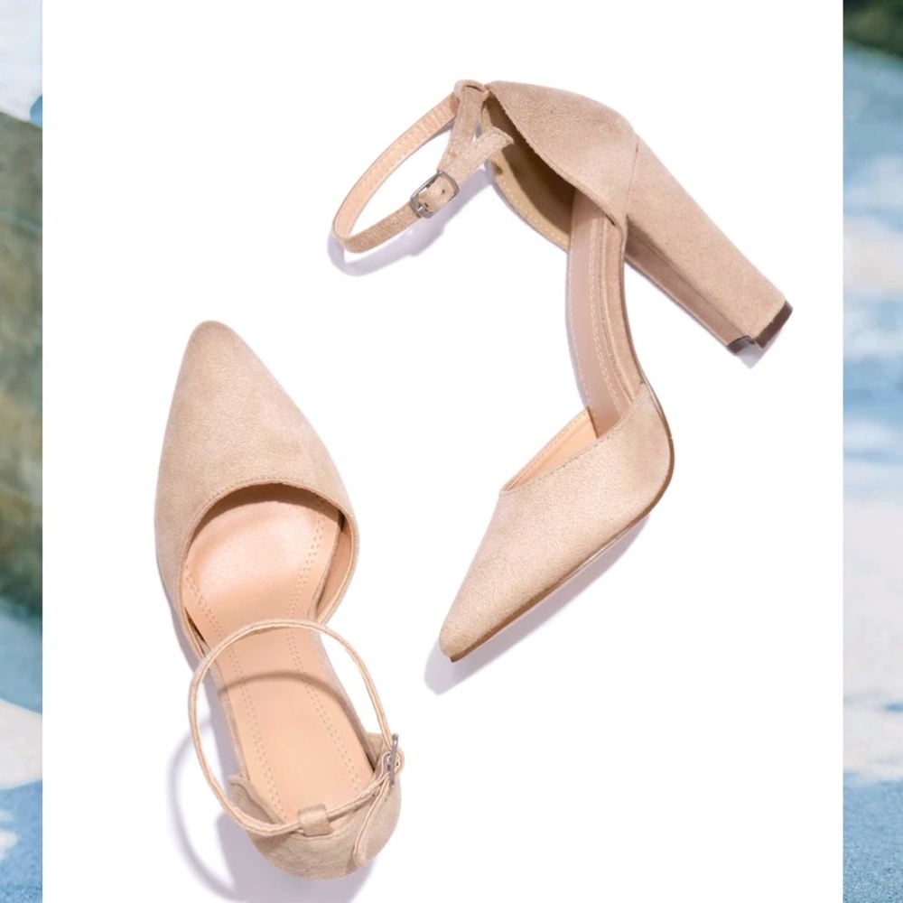 Vici Collection-Chase + Chloe Ritz Faux Suede Heel